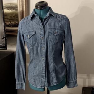 Nine West Vintage America Collection Jean Shirt - XS